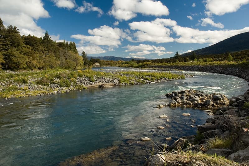 A misty morning on the Tongariro River